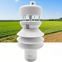 Station météo agricole SDI12 RS485 avec sortie 4G Wifi MQTT pour la mesure de la vitesse et de la direction du vent, de la température, de l'humidité, du radar et des précipitations