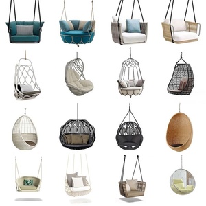 WMT <span class=keywords><strong>Silla</strong></span> Columpio de Patio Moderna para Jardín y Exterior, <span class=keywords><strong>Colgante</strong></span>, Tejida con Cuerda, Personalizada, Popular en Internet, para Balcón y Ocio - Product Image 1