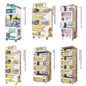 Machine à œufs à double torsion 100MM, modèle populaire, à monnayeur, pour aire de jeux intérieure, jeu de distribution de cadeaux, machine à griffes en anglais avec poupée à torsion d'œuf - Product Image 4