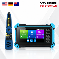 Testeur de caméra IP IPC-5100C Plus avec écran tactile IPS de 5,4 pouces, 12MP, 4K, PoE, VGA, PTZ, RS485, moniteur de test CCTV