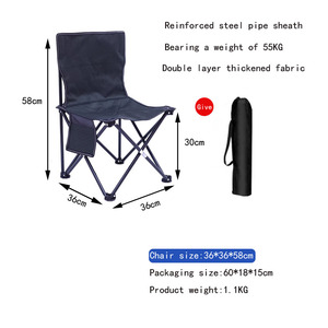 Sillas ligeras para exteriores, silla de pesca plegable, sillas de <span class=keywords><strong>playa</strong></span>, Silla De Pesca Plegable Ligera Al Aire Libre, Silla de <span class=keywords><strong>Playa</strong></span> - Product Image 6