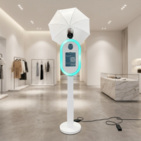 Photomaton portable pour iPad avec impression instantanée et partage sur les réseaux sociaux, idéal pour les mariages, les fêtes et les événements