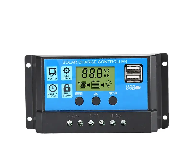 Sales Of 10A /20A /30A Solar Energy, Controller 12V, 24V Automatic Charge And Discharge Universal For Family School Street