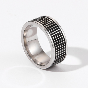 Herren <span class=keywords><strong>Ring</strong></span>,8Mm <span class=keywords><strong>Retro</strong></span> Style Hand Accessoires Schöne Mode Herren <span class=keywords><strong>Ring</strong></span> - Product Image 5