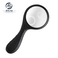 Elvis 4X Direct Supply Pocket Handheld Glass 60mm Lens Magnifier ABS Plastic Reading No Light