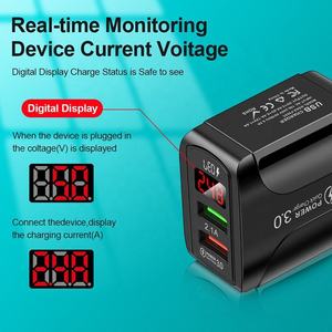 อะแดปเตอร์ชาร์จเร็วแบบดิจิตอล 2USB รุ่นใหม่ 5V4.1A QC3.0 รองรับปลั๊ก US EU UK สำหรับโทรศัพท์มือถือ - Product Image 6