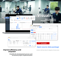 PiPER X Bras robotique collaboratif six axes en alliage léger, de qualité recherche, compatible ROS, open-source, pour développement secondaire et applications éducatives
