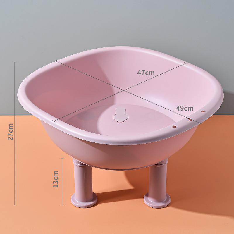 Patas de soporte para baño de asiento rosa