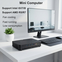 AMD Mini PC Ryzen 7 5800H Prosesor 8-core DDR4 M.2 SSD 2x2.5G Lan Komputer Mini Server Rumah 24/7 untuk Bisnis Sekolah PC