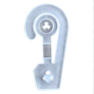 Plastic snap bag hook