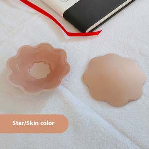 Cache-tétons invisibles en silicone sexy du fabricant, anti-éblouissement, pétales de poitrine <span class=keywords><strong>bio</strong></span> pour mariage, natation, usage quotidien, tissu anti-éblouissement - Product Image 3