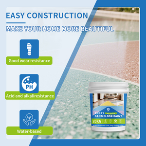 Revestimiento Autonivelante para Pisos de Garaje de Concreto Epóxico, Pintura para Pisos de Arena Coloreada, Efecto Mármol, Revestimiento Líquido Resistente al Desgaste - Product Image 4