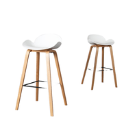 Chaises de bar modernes et pivotantes de luxe personnalisées en plastique Pu cuir Tabourets scandinaves pour comptoir de restaurant Tabourets de bar élévateur à gaz design
