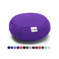Housse de coussin de yoga personnalisable, écologique, portable, naturelle, confortable, pour méditation profonde, en tissu lavable