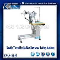 Machine à coudre industrielle à bras oscillant KK-168 & KK-668 pour la couture de la semelle des chaussures, couture latérale
