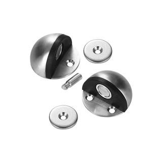 Prix usine en acier inoxydable en caoutchouc hémisphère butée de <span class=keywords><strong>porte</strong></span> coin monté au sol support de butée de <span class=keywords><strong>porte</strong></span> magnétique pour bureau à domicile - Product Image 1
