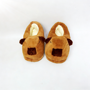 Chaussons d'intérieur en peluche douillets et antidérapants pour femmes et hommes, motif Capybara, pour l'hiver - Product Image 3