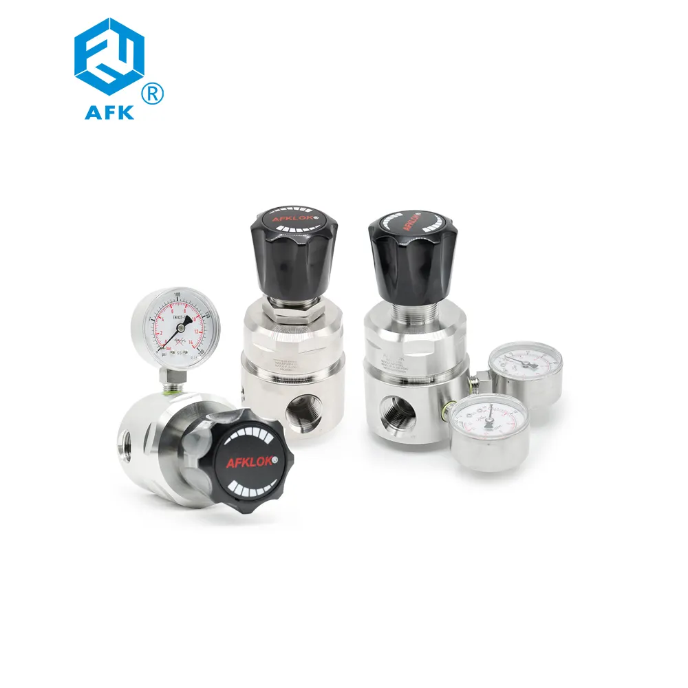 AFKLOK R13 Высокое качество низкого давления 500 Psi газовый Регулируемый регулятор с манометром