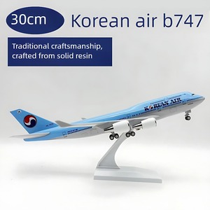 โมเดลเครื่องบินจำลองโบอิ้ง 747 สเ<span class=keywords><strong>ก</strong></span>ล 1:250 ขนาด 30 ซม. ทำจา<span class=keywords><strong>ก</strong></span>เรซิ่น แบบตั้งโชว์ - Product Image 3