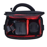 Sac à bandoulière en Nylon Logo personnalisé professionnel sacs de caméra vidéo numérique étanches pour la photographie objectif d'appareil photo reflex numérique Canon Sony