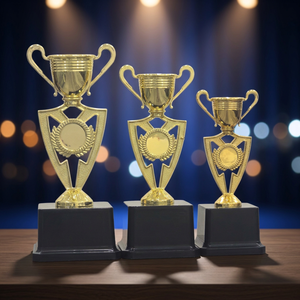 Trofeo de Metal de Alta Calidad, Fundido a Presión, Grabado para Reconocimiento a Empleados, Premios Empresariales, Ganadores de Campeonatos, Portátil y Elegante - Product Image 1