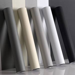 DUUEIHHUER Papier de Contact Moderne de Couleur Unie PVC Imperméable Rouleau de Papier Peint Décoration de Chambre Surface Givrée Autocollant Mural Meubles - Product Image 6