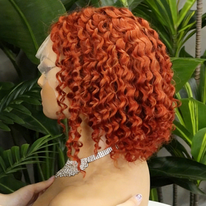 FH Deep Wave Human Hair Bob <b>Wigs</b> 13x4 Transparent Lace Frontal Vietnamese Hair <b>Short</b> <b>Wig</b> - Product Image 3