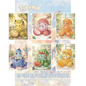 YQ Wholesale Nouvelles cartes de collection Fan Art Pokémon Eif Baby Upstream Studio, Boîte de boosters de cartes d'art Pokémon mignonnes, Jeux de société - Product Image 5