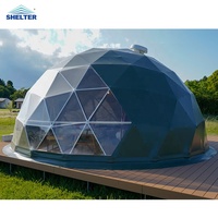 Tente dôme géodésique en PVC pour l'extérieur, type igloo, pour le glamping