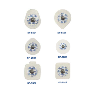 Électrodes <span class=keywords><strong>ECG</strong></span> jetables Ag/AgCl à faible irritation avec gel conducteur pour moniteurs hospitaliers et tests <span class=keywords><strong>Holter</strong></span> cardiaque CE - Product Image 2