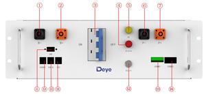 Deye 50kw điện áp cao 3 giai đoạn tất cả-trong-một lai ESS GE-F60 năng lượng mặt trời biến tần 60kwh Lithium sắt Phosphate LFP Pin ngân hàng off-lưới - Product Image 3