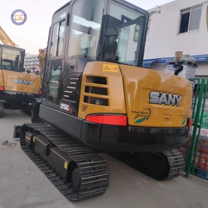 Mini-excavatrice professionnelle sur chenilles Sany SY55C de 5 tonnes, marque chinoise Sany, 90 % neuve, prix bas - Product Image 1