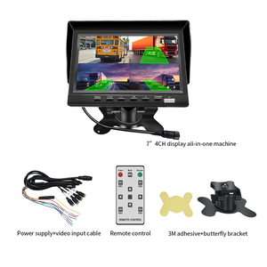 <span class=keywords><strong>Monitor</strong></span> Portatile per Auto SeemeTech 7 Pollici 1280x800 IPS LCD, GPS Stereo RGB USB/Scheda SD TV 4 Telecamere H.264 Resistente agli Urti per Camion e Autobus - Product Image 2