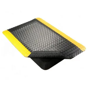 Rubber Floor Mat LN-0418 Floor Rubber Mat Non-slip Black/yellow Anti Fatigue Mat