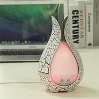 Nouveau mini humidificateur ultrasonique créatif à motif craquelé, diffuseur d'aromathérapie ajouré pour bureau et maison