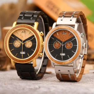 นาฬิกาข้อมือไม้ <span class=keywords><strong>PSW</strong></span> MEN กันน้ำ โครโนกราฟ โลโก้ OEM Miyota OS21 ควอตซ์ สแตนเลสสตีล นาฬิกาควอตซ์ผู้ชาย - Product Image 1