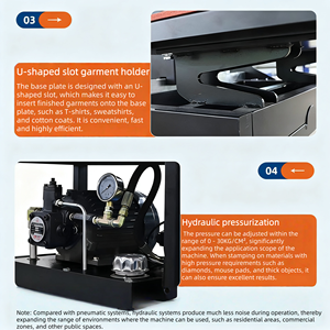 New Manual T-<strong>Shirt</strong> Printing Heat Press Transfer Machine 38X38 40X50 60X80 80X100 CM Sublimation Flatbed Heat Press Machine - Product Image 6
