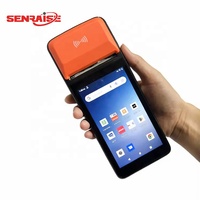 Senraise layar 5 inci Android 8.1, Terminal Pos genggam cerdas dengan pembaca NFC