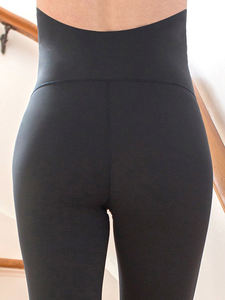 Leggings de maternité respirants à <span class=keywords><strong>taille</strong></span> élastique pliable pour femmes enceintes, grandes tailles, au-delà du ventre - Product Image 4