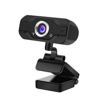 Kamera Web USB 2MP HD Auto Focus 30FPS dengan Mikrofon Bawaan untuk Rapat Video dan Siaran Langsung 1080P