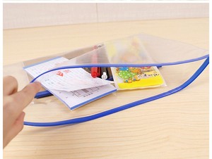 Wholesale Clear Waterproof PP Zipper <b>File</b> Bag Document Pouch Moisture-Proof A3 Document Bag for School Office Travel Storage - Product Image 5