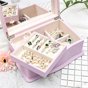 Luxury Personalized Oversized Wood Ballerina Music <b>Boxes</b> Custom Brand Logo For Small Business Offline Retail Sales - Product Image 1