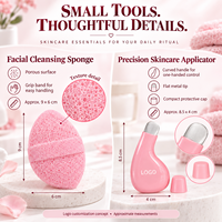 40 buah alat kecantikan profesional kombinasi besar Eye Shadow Blush rambut bubuk Makeup spons