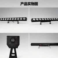 LEAHUA - Luz de Escenario DMX512 RGBW de 100 W, 10 x 10 W, Control de Píxeles, para DJ, Discotecas, Bodas y Eventos