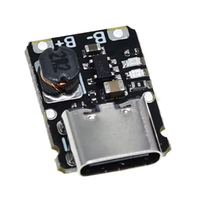 Placa de Carga para Baterías de Litio de 3.7V con Protección, Tipo-C USB C, Módulo de Carga para Baterías de Iones de Litio, Protección Contra Sobrecarga