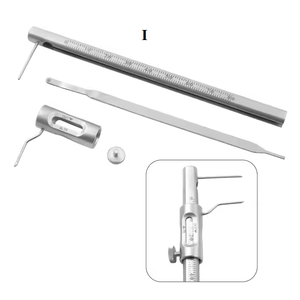 Mikro Boley ölçer Krekeler kumpas diş Implant aralığı paslanmaz çelik ölçüm bandı - Product Image 3