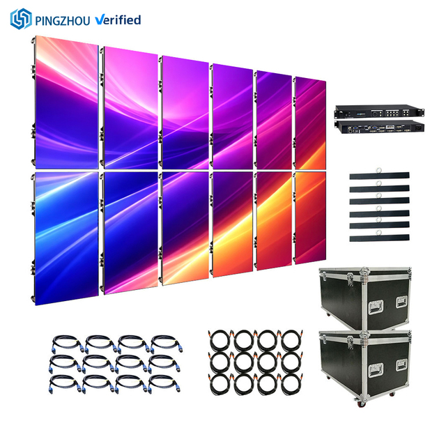 High Brightness Modular SMD Full Color LED Screen P2 P2.6 P2.9 P3 P3.91, Indoor & Outdoor LED Display Panel for Church Projects