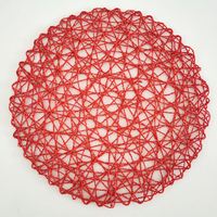 Meilleures ventes : Set de table minimaliste en corde de papier à tressage aléatoire ; Décoration de maternelle, sous-verre en papier DIY résistant à la chaleur, tapis de table, dessous de pot