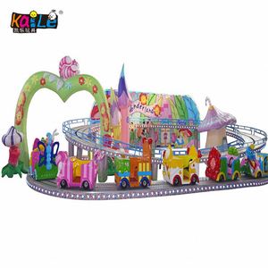 Tren Eléctrico de Juegos para Niños, Colorido, Mini Vagón de Escalada, Personalizable, de Fibra de Vidrio, 220V/380V, para 20/38 Personas, en Venta - Product Image 3