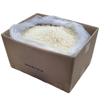 20 kg de cire dure en perles, sans colophane, couleur Violet Perle et Crème Ivoire, en carton, pour salons de beauté, vente en gros, OEM
